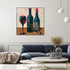 Wine Splash Light II by Wellington Studio on GIANT ART - blue fruit-food-drink