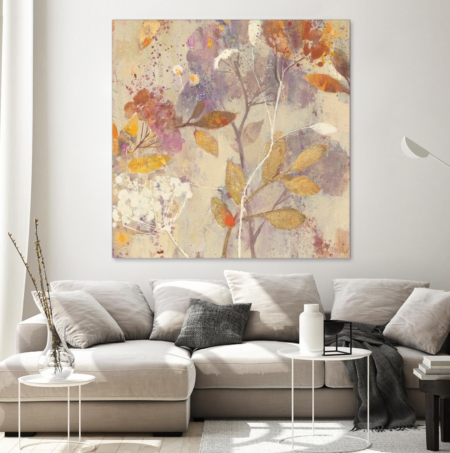 Autumn Botnanicals II by Albena Hristova on GIANT ART - red botany