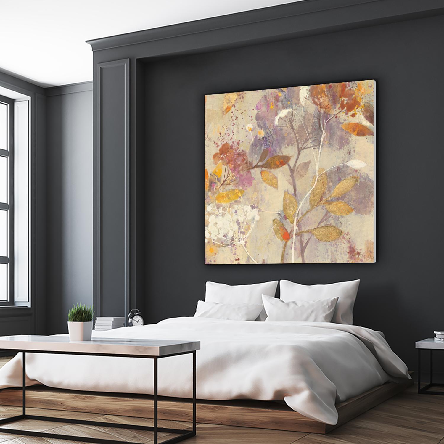 Autumn Botnanicals II by Albena Hristova on GIANT ART - red botany