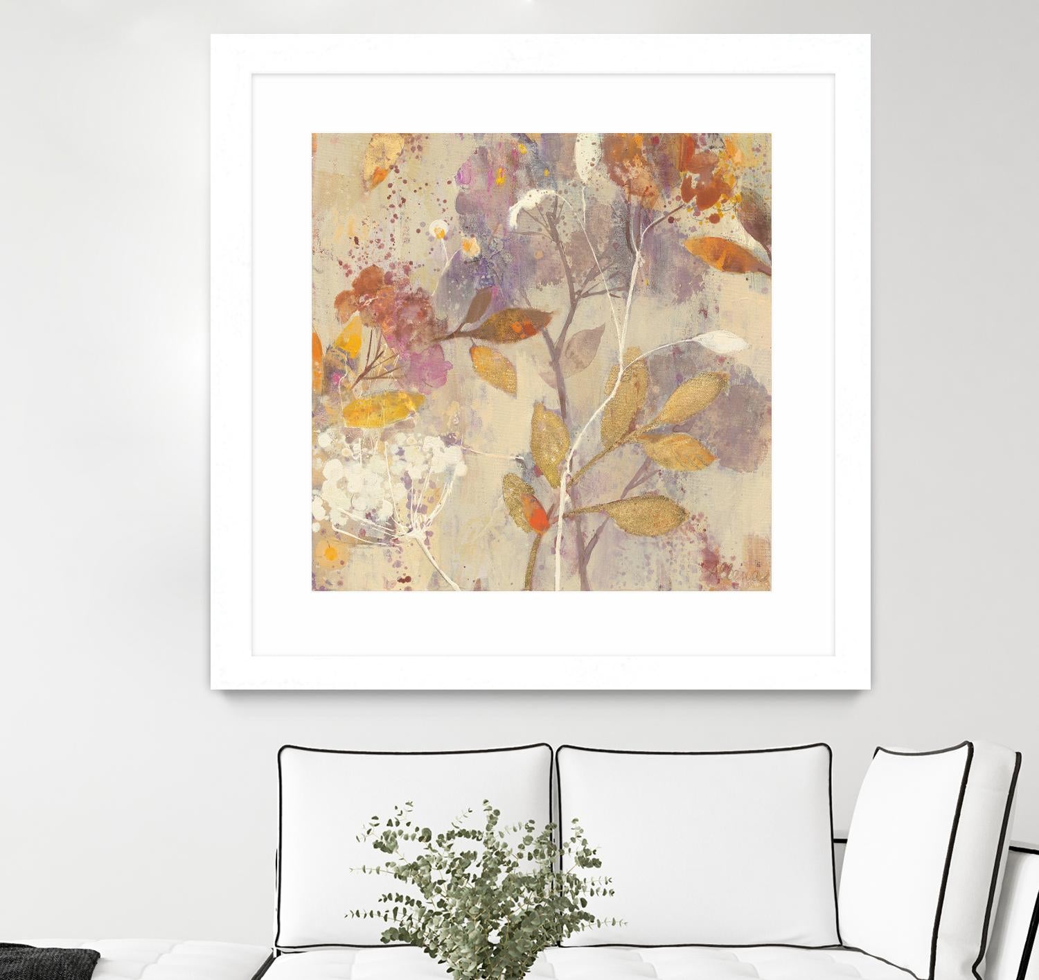 Autumn Botnanicals II by Albena Hristova on GIANT ART - red botany