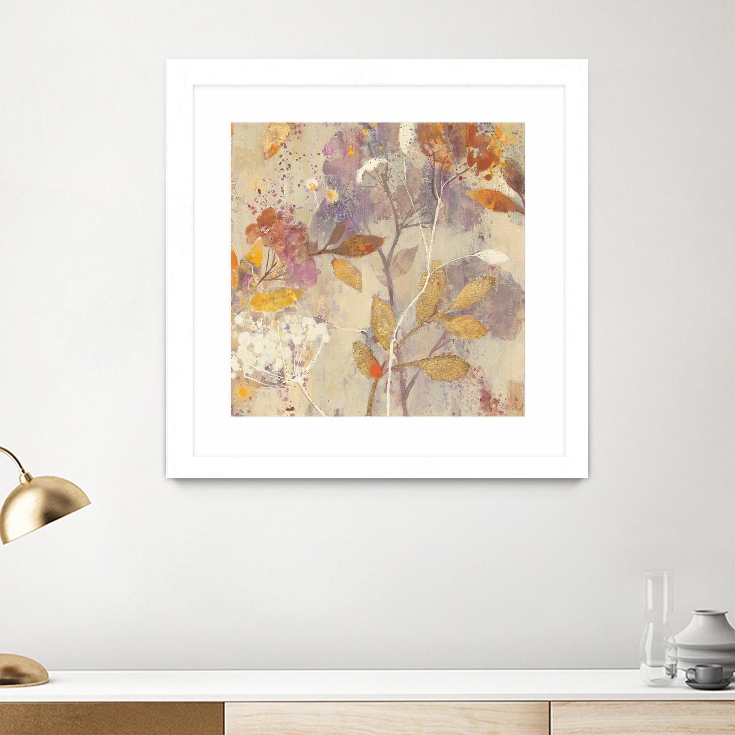 Autumn Botnanicals II by Albena Hristova on GIANT ART - red botany