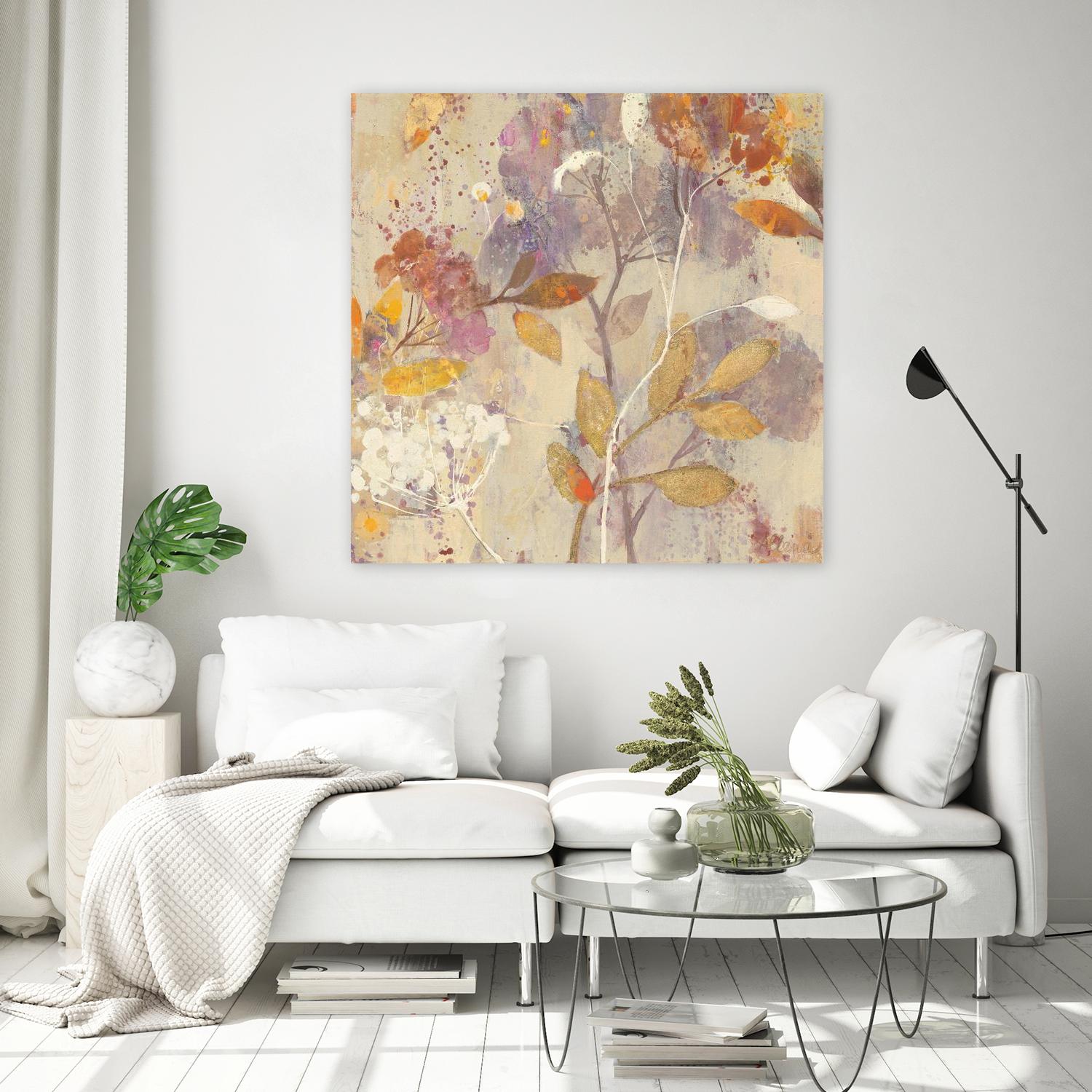 Autumn Botnanicals II by Albena Hristova on GIANT ART - red botany