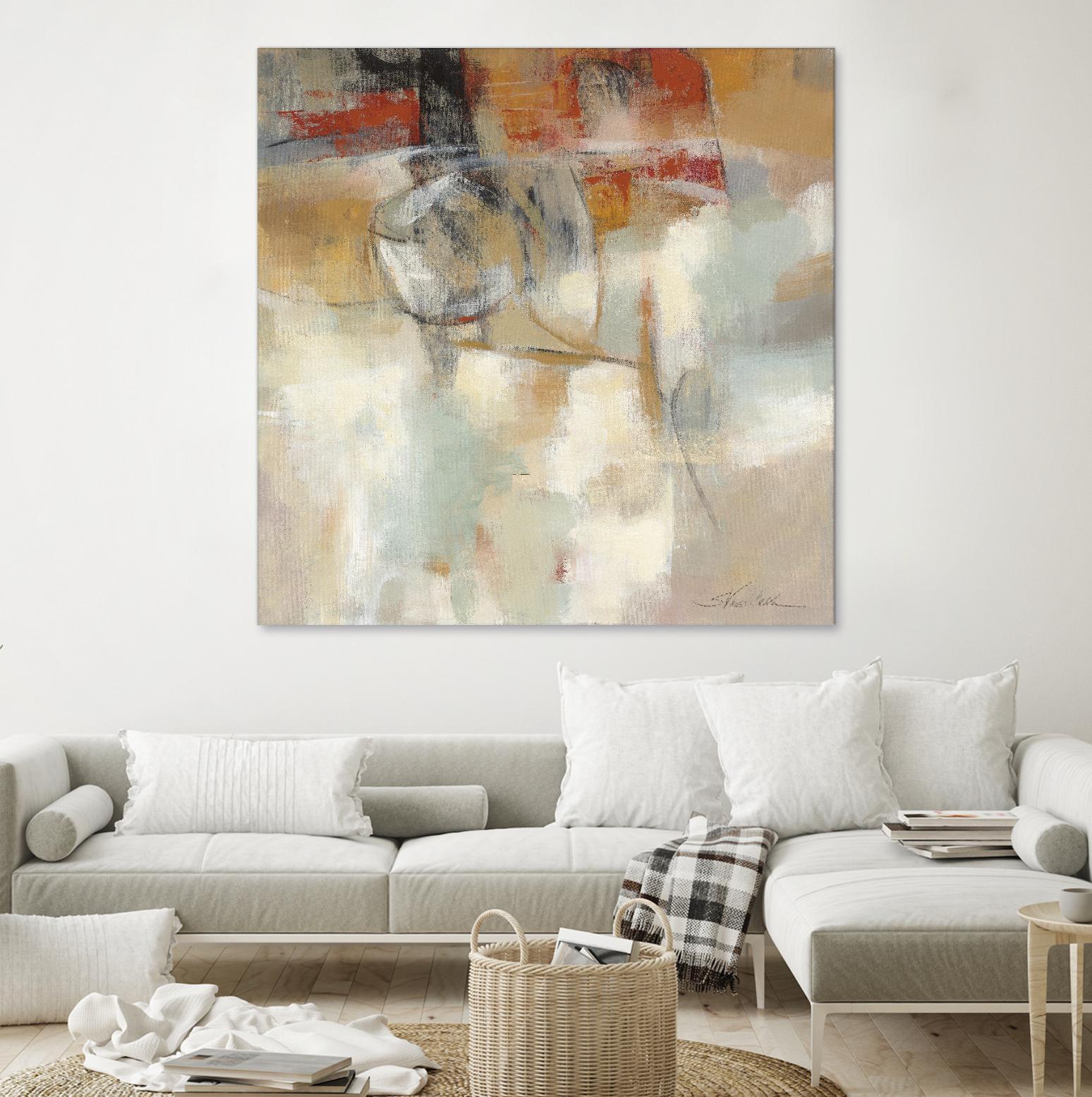Until-sunset by Silvia Vassileva on GIANT ART - beige abstract