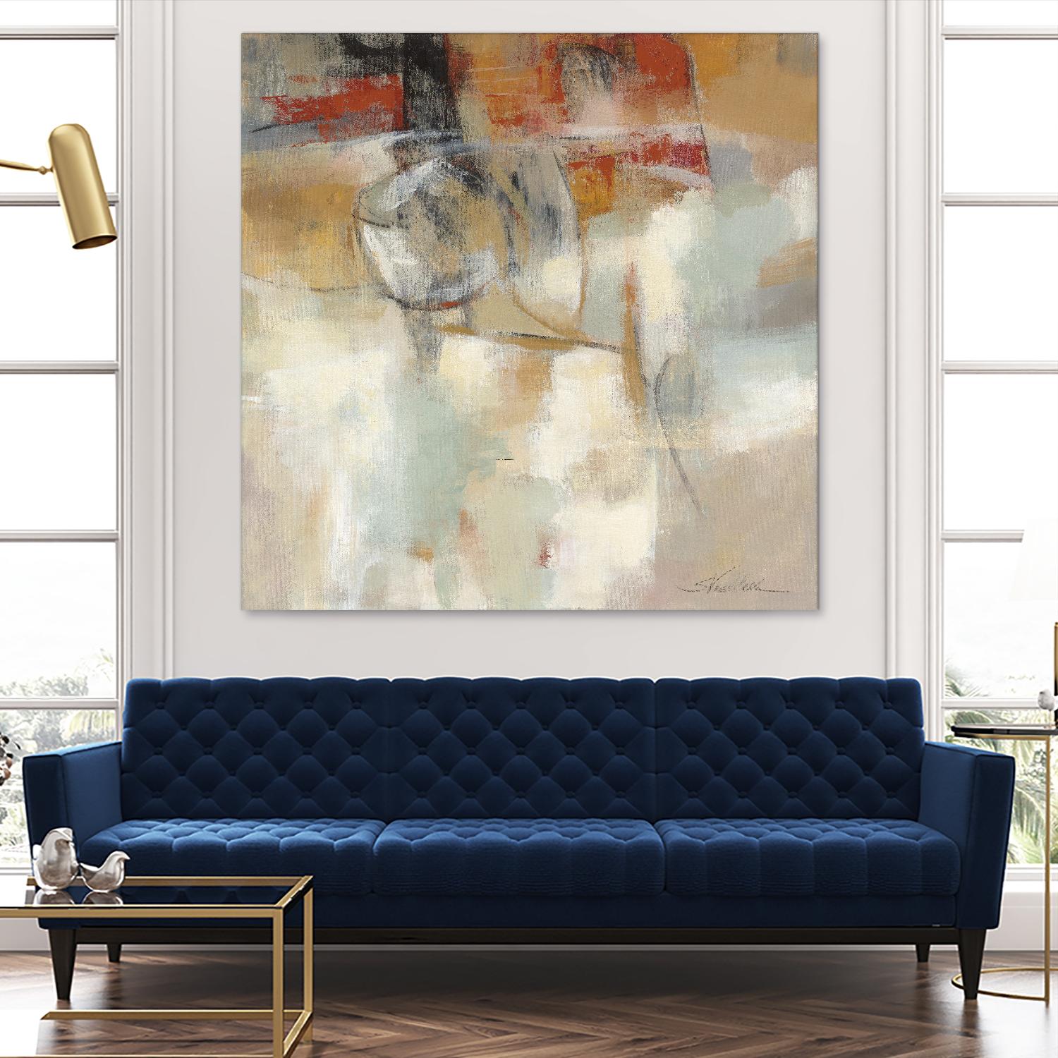 Until-sunset by Silvia Vassileva on GIANT ART - beige abstract