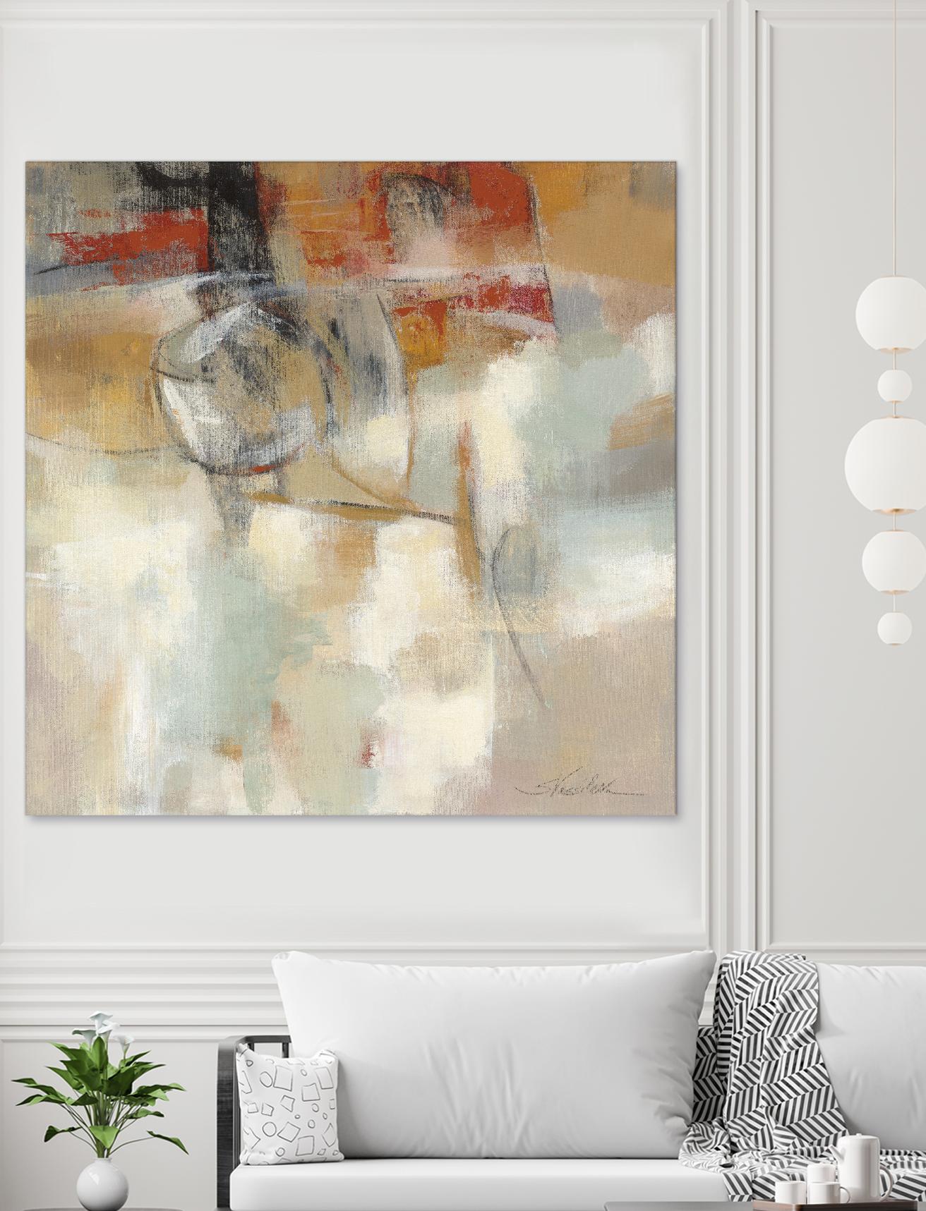 Until-sunset by Silvia Vassileva on GIANT ART - beige abstract