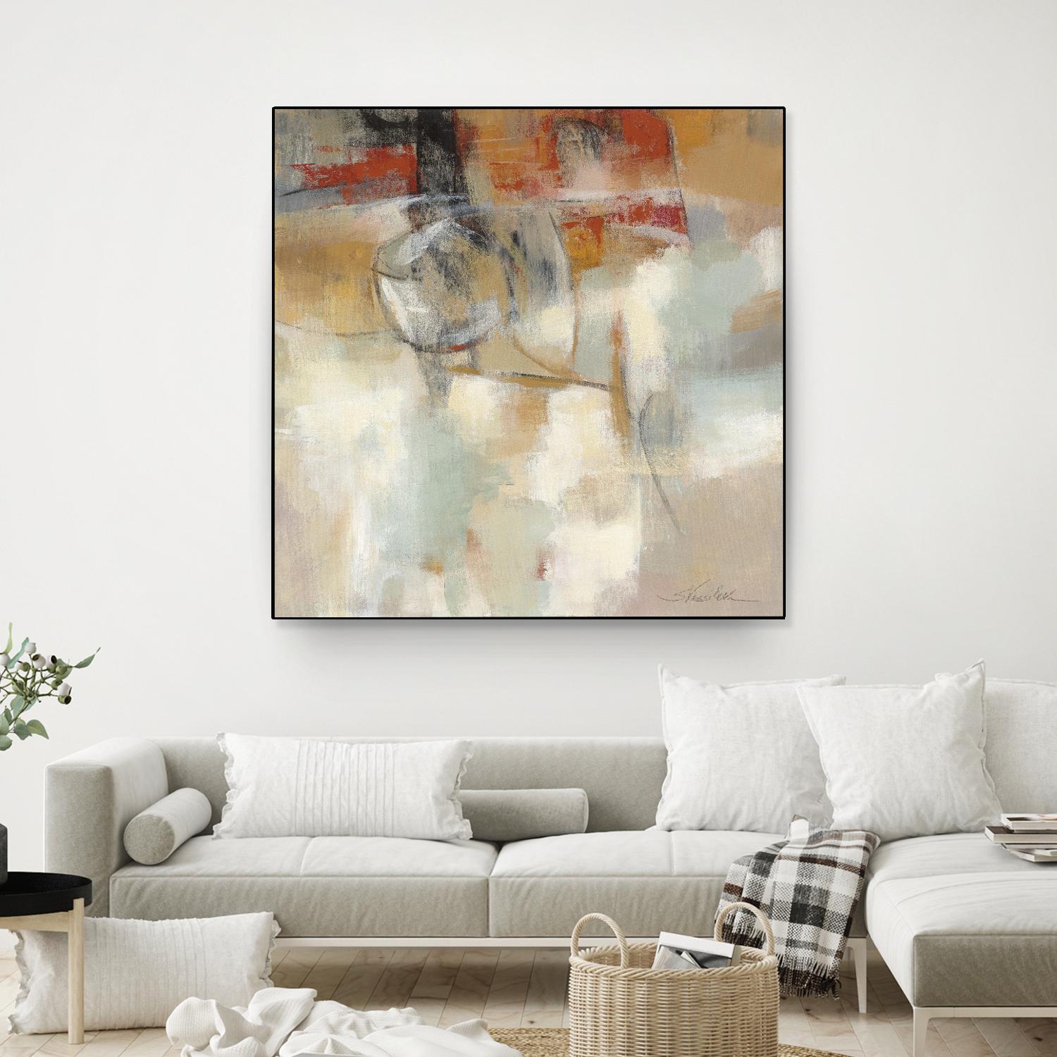 Until-sunset by Silvia Vassileva on GIANT ART - beige abstract