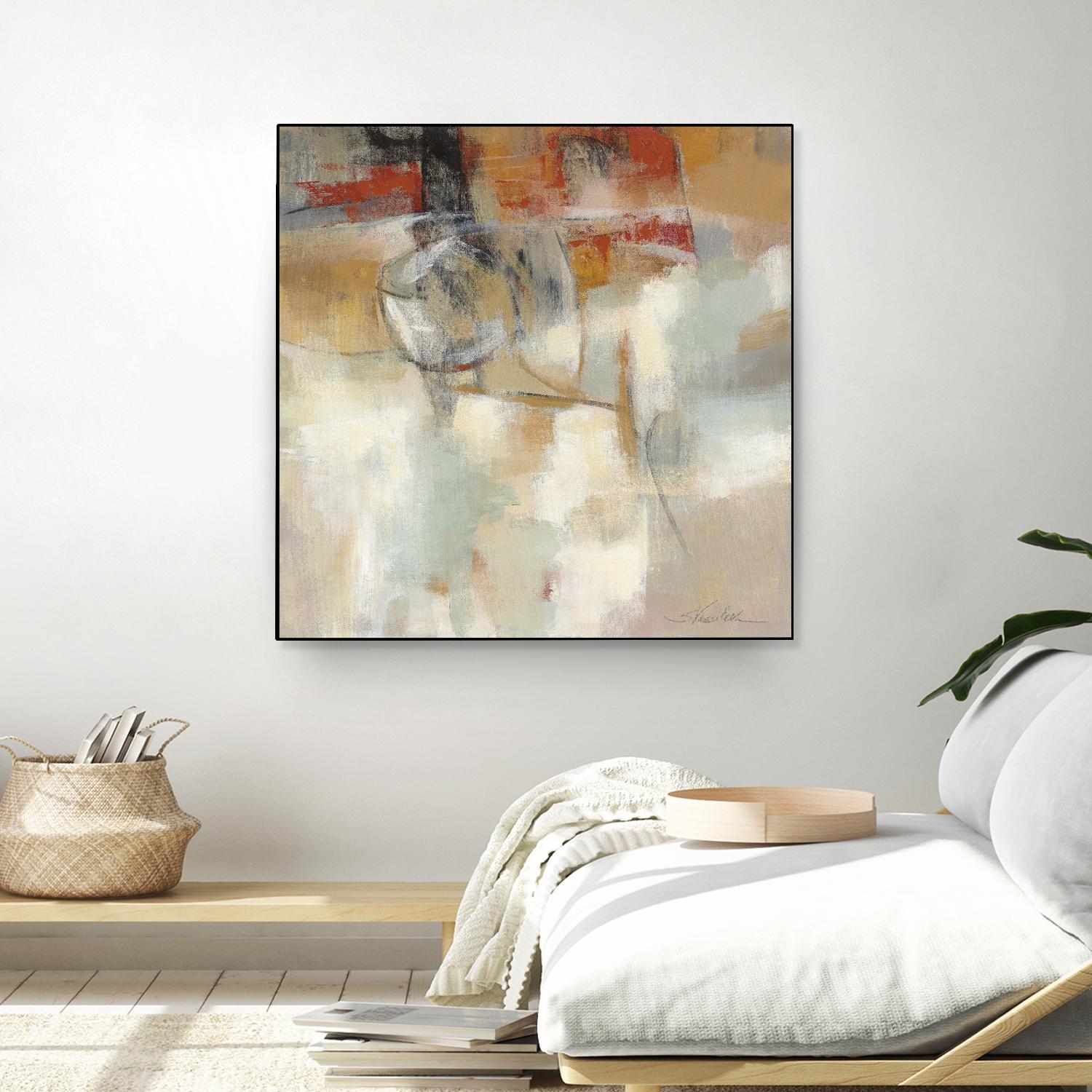 Until-sunset by Silvia Vassileva on GIANT ART - beige abstract