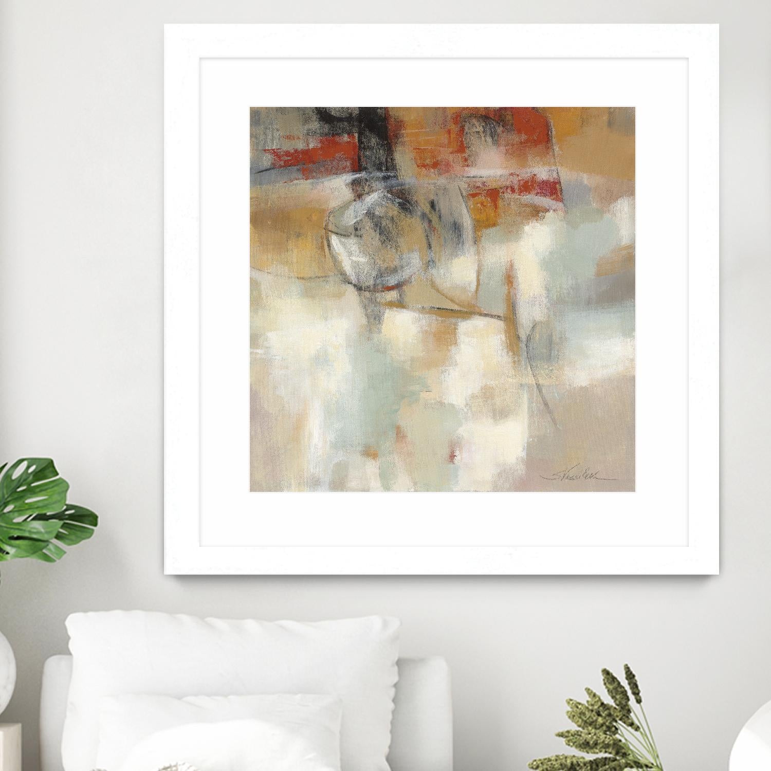 Until-sunset by Silvia Vassileva on GIANT ART - beige abstract