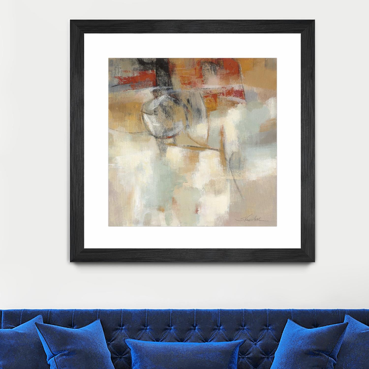 Until-sunset by Silvia Vassileva on GIANT ART - beige abstract