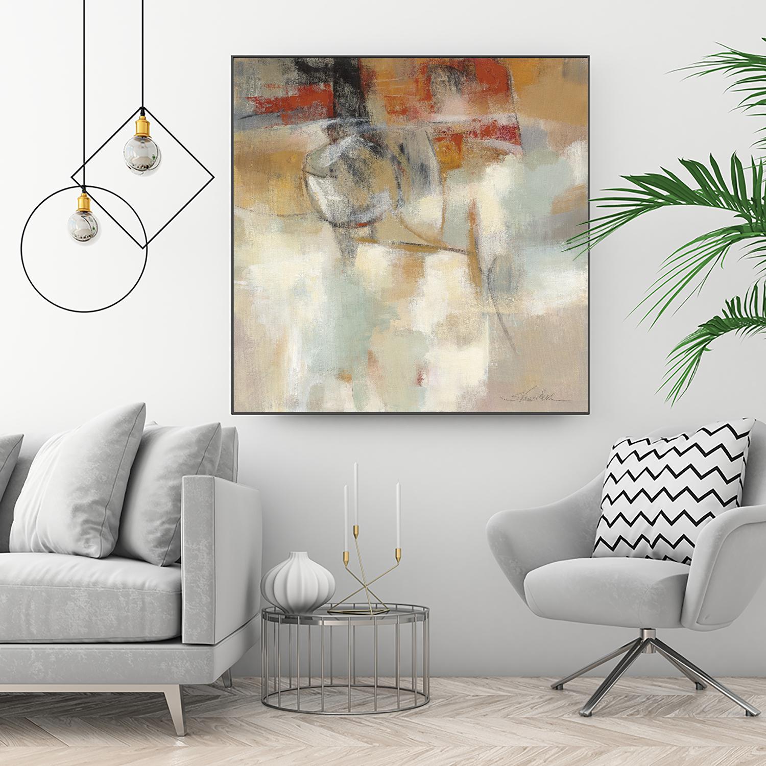Until-sunset by Silvia Vassileva on GIANT ART - beige abstract