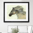 Into the Wind Ivory by Albena Hristova on GIANT ART - grey animals