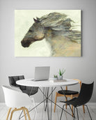 Into the Wind Ivory by Albena Hristova on GIANT ART - grey animals