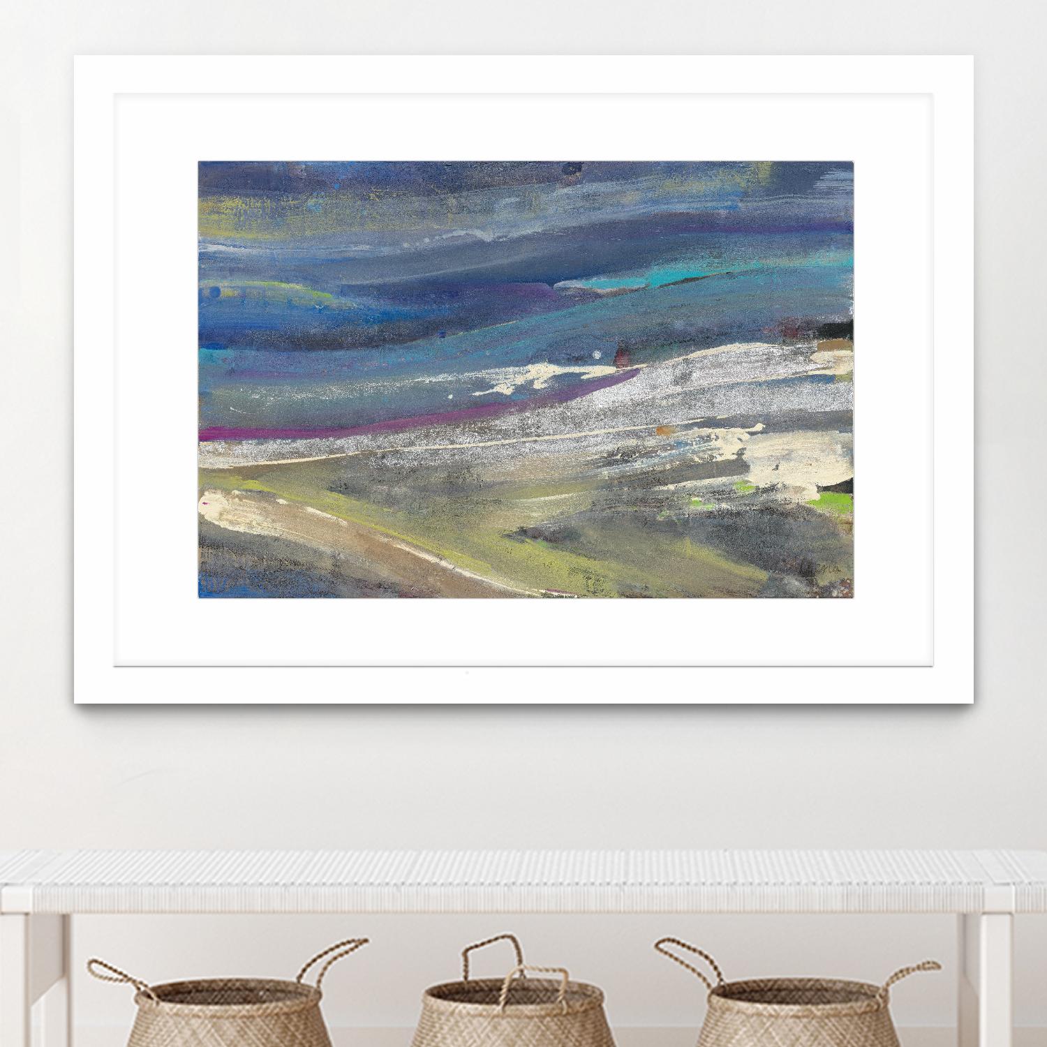 Highlands by Albena Hristova on GIANT ART - green abstract