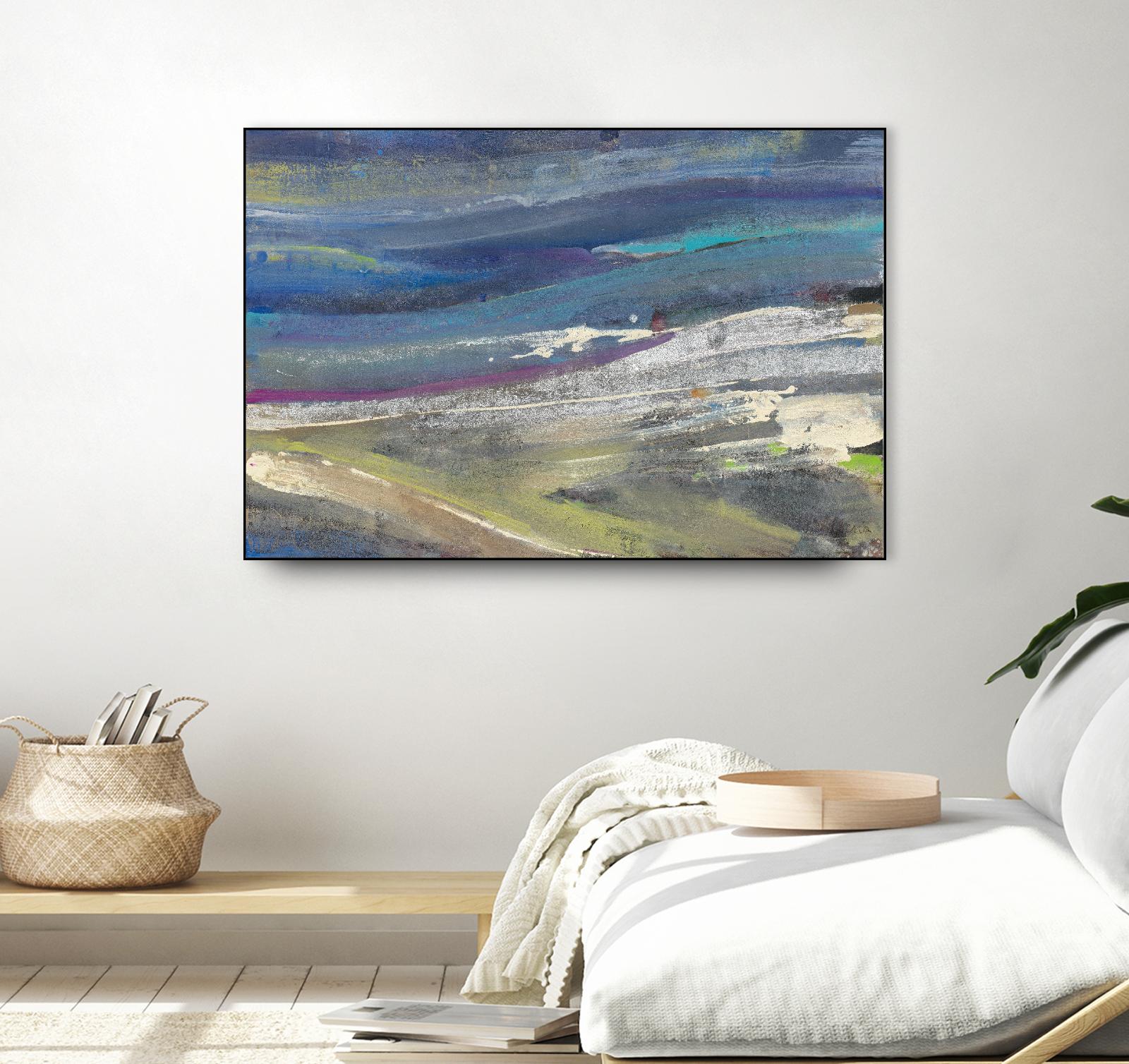 Highlands by Albena Hristova on GIANT ART - green abstract