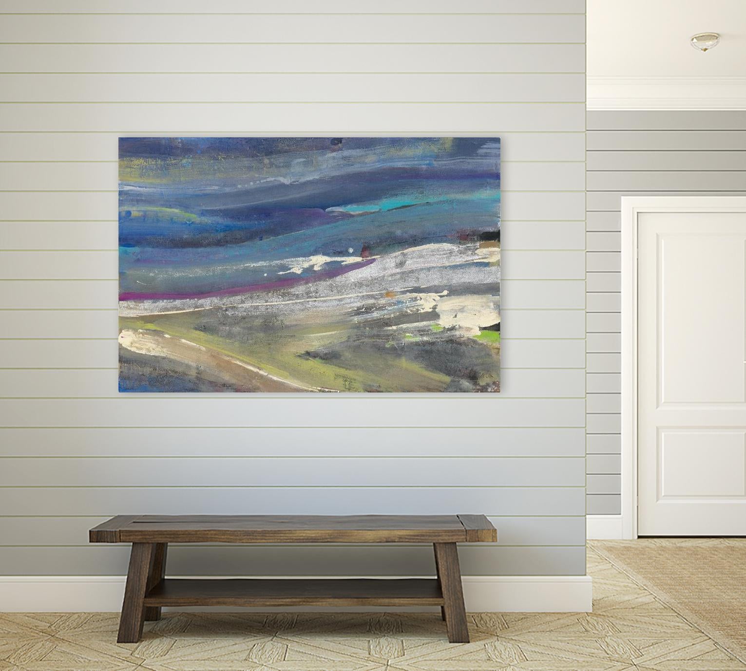 Highlands by Albena Hristova on GIANT ART - green abstract