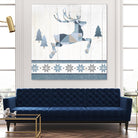 Nordic Geo Lodge Deer III by Portfolio on GIANT ART - white country look