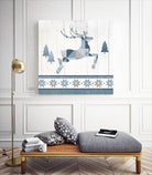 Nordic Geo Lodge Deer III by Portfolio on GIANT ART - white country look