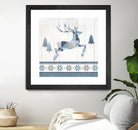Nordic Geo Lodge Deer III by Portfolio on GIANT ART - white country look