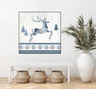 Nordic Geo Lodge Deer III by Portfolio on GIANT ART - white country look