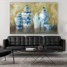 Ginger Jar Still Life 2 by Danhui Nai on GIANT ART - blue pot - dish