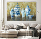 Ginger Jar Still Life 2 by Danhui Nai on GIANT ART - blue pot - dish