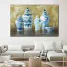 Ginger Jar Still Life 2 by Danhui Nai on GIANT ART - blue pot - dish