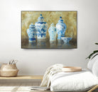 Ginger Jar Still Life 2 by Danhui Nai on GIANT ART - blue pot - dish