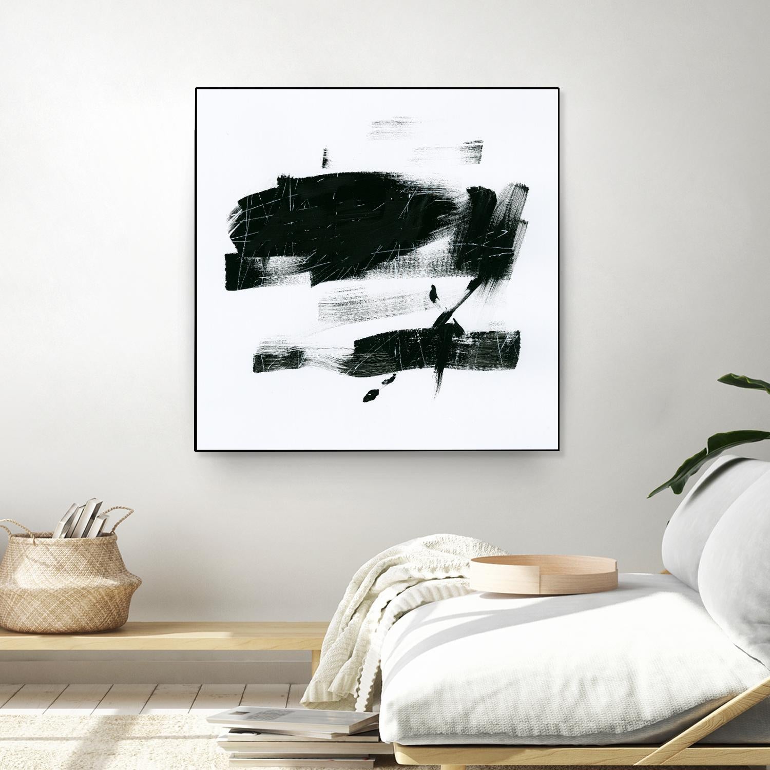 Gold and Black Elements 20 by Mike Schick on GIANT ART - black abstract