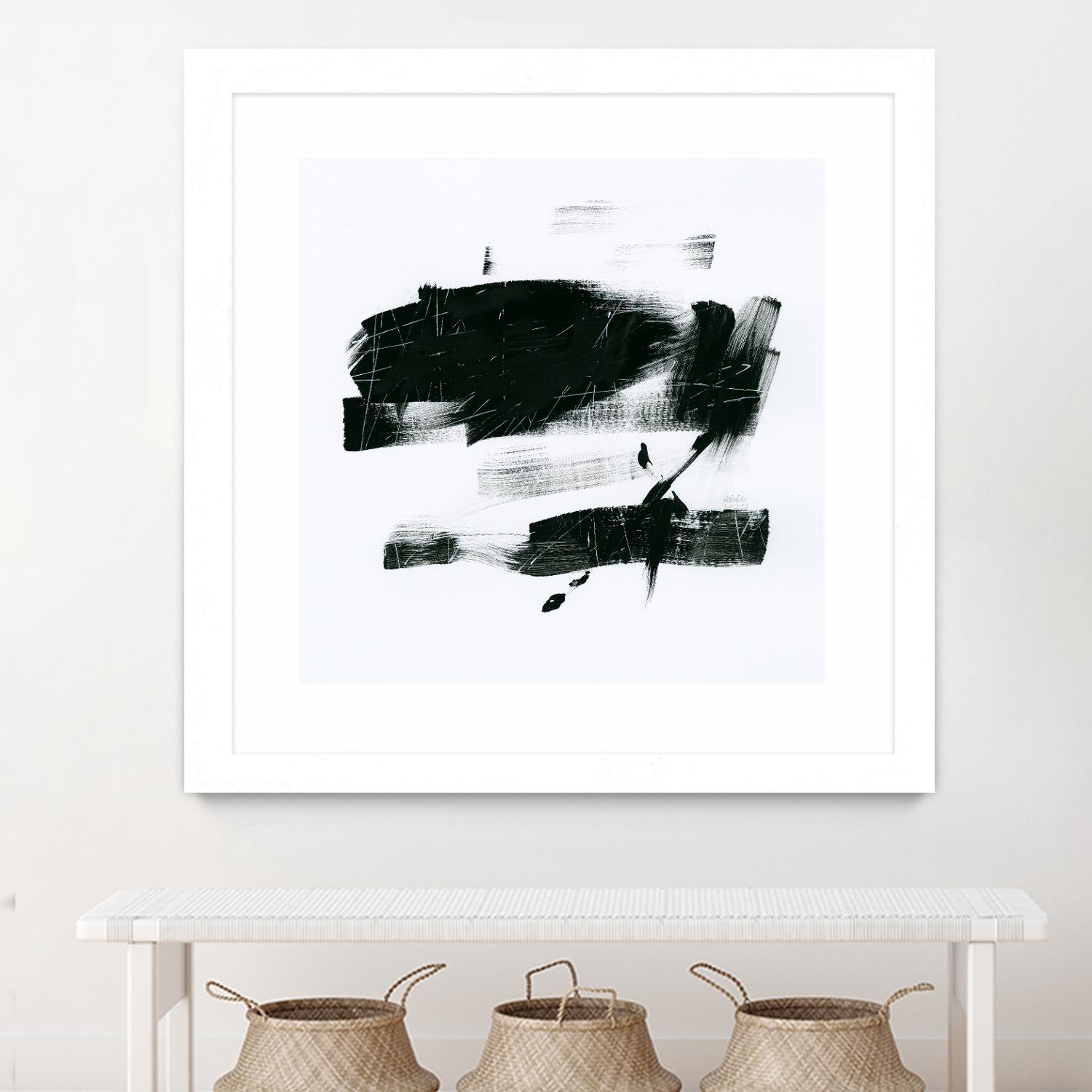 Gold and Black Elements 20 by Mike Schick on GIANT ART - black abstract