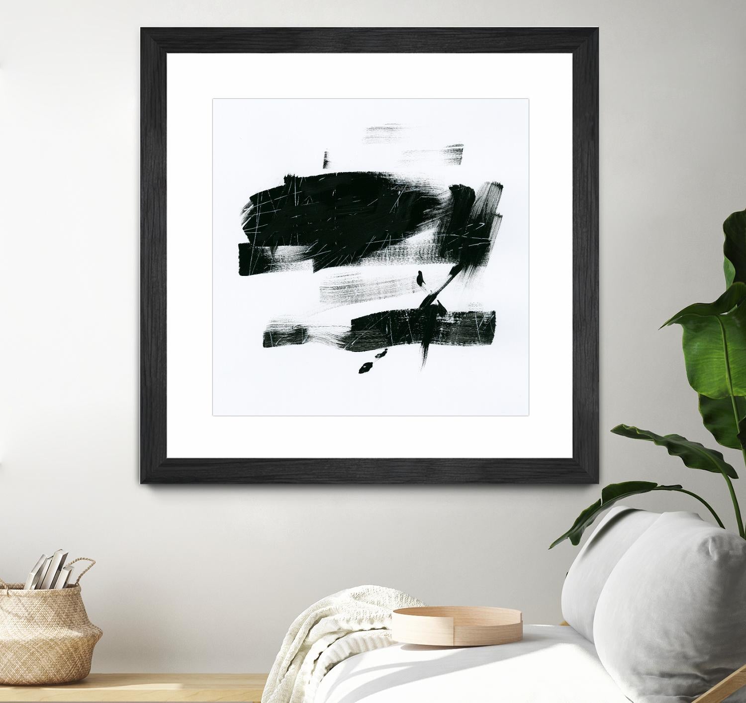 Gold and Black Elements 20 by Mike Schick on GIANT ART - black abstract