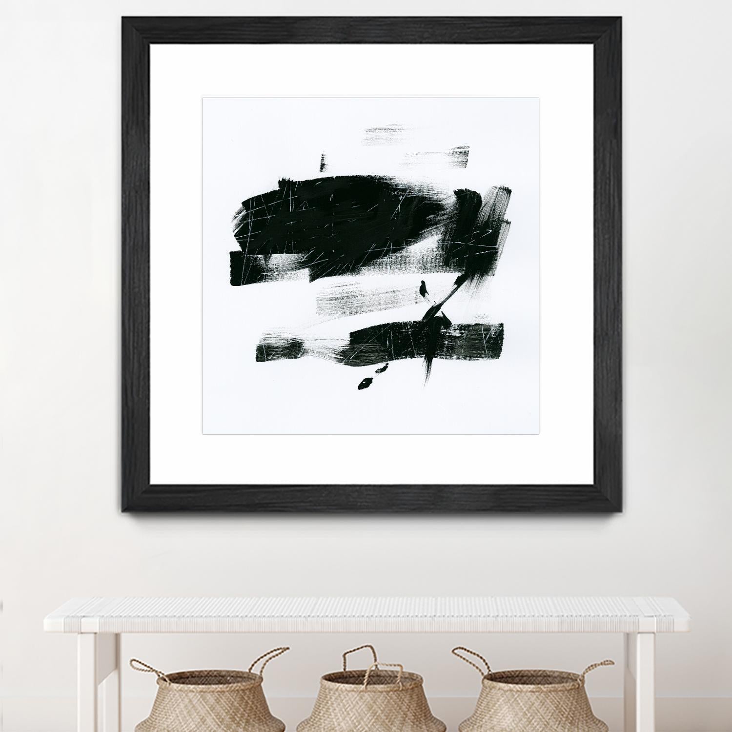 Gold and Black Elements 20 by Mike Schick on GIANT ART - black abstract