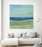 Azure Wave by Albena Hristova on GIANT ART - green sea scene