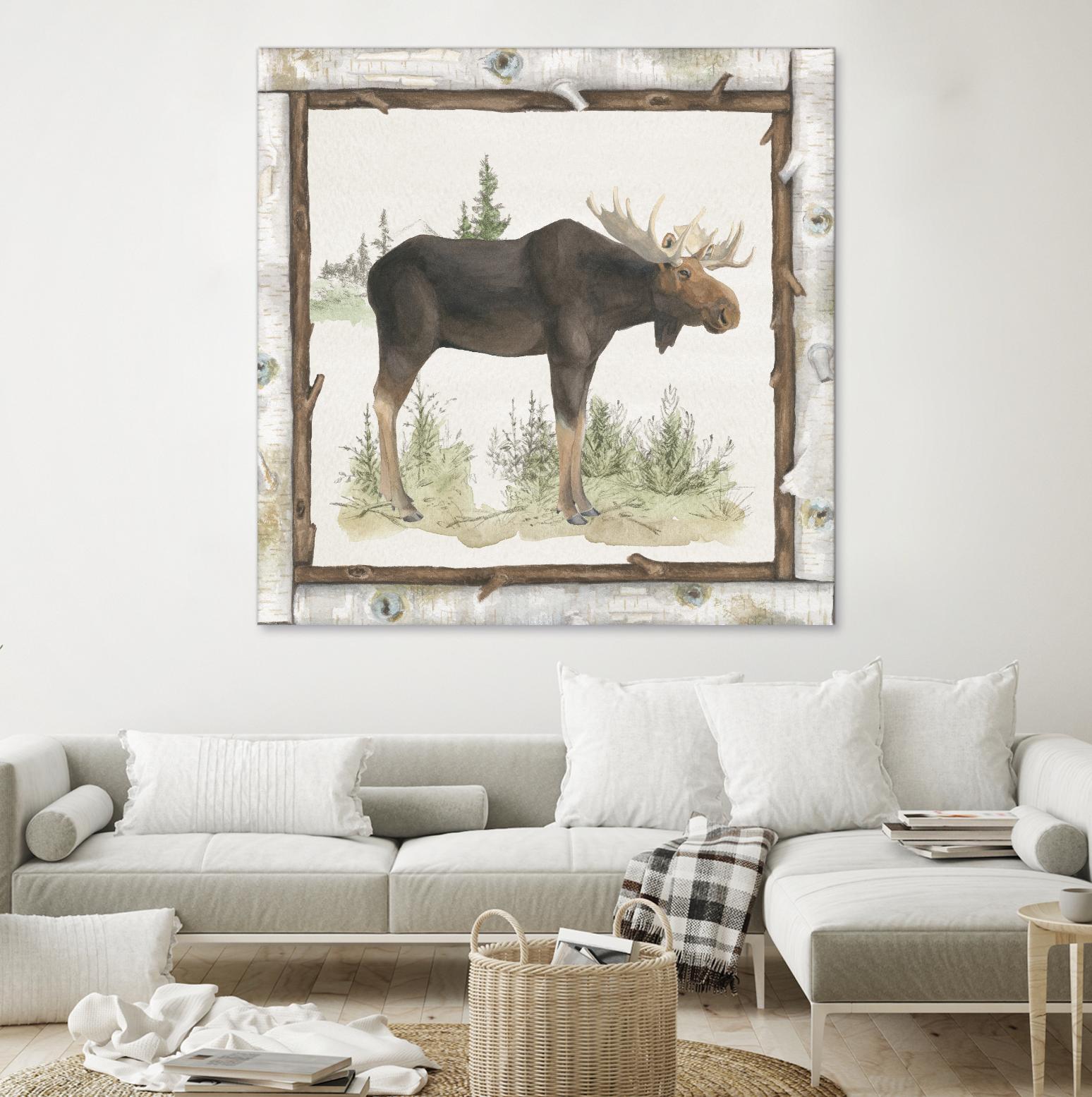 Family Cabin III by Beth Grove on GIANT ART - beige country look