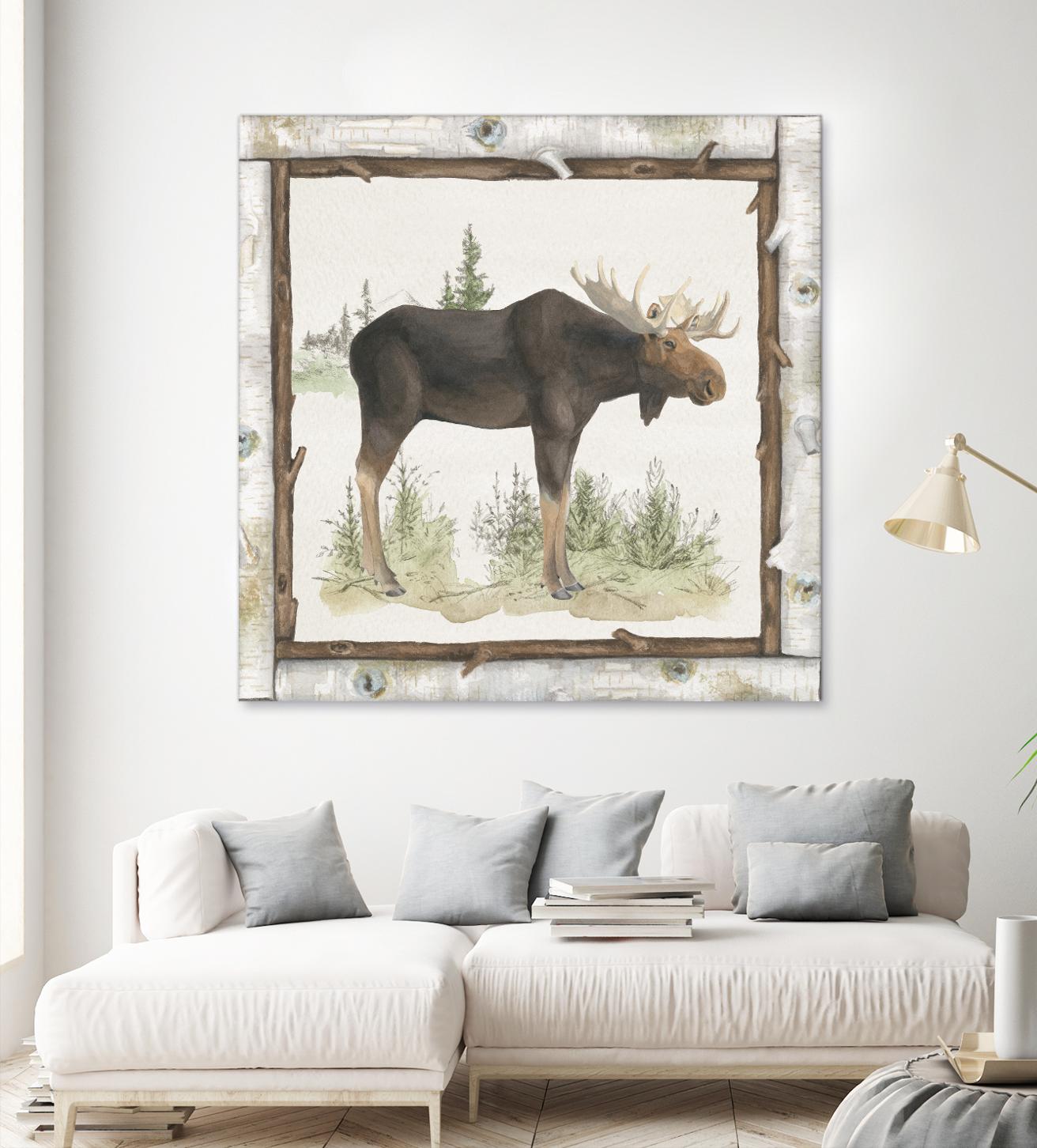 Family Cabin III by Beth Grove on GIANT ART - beige country look