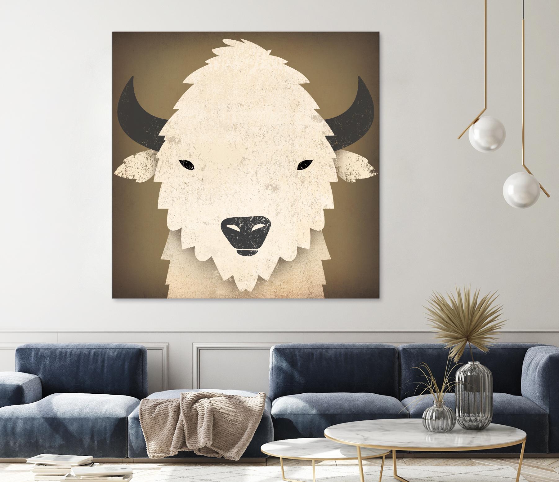 Buffalo I by Ryan Fowler on GIANT ART - brown animals