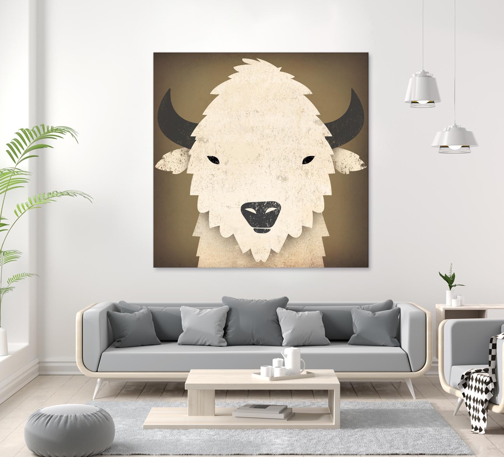 Buffalo I by Ryan Fowler on GIANT ART - brown animals