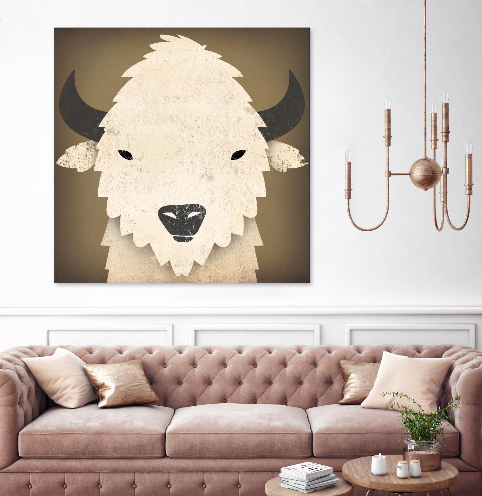 Buffalo I by Ryan Fowler on GIANT ART - brown animals