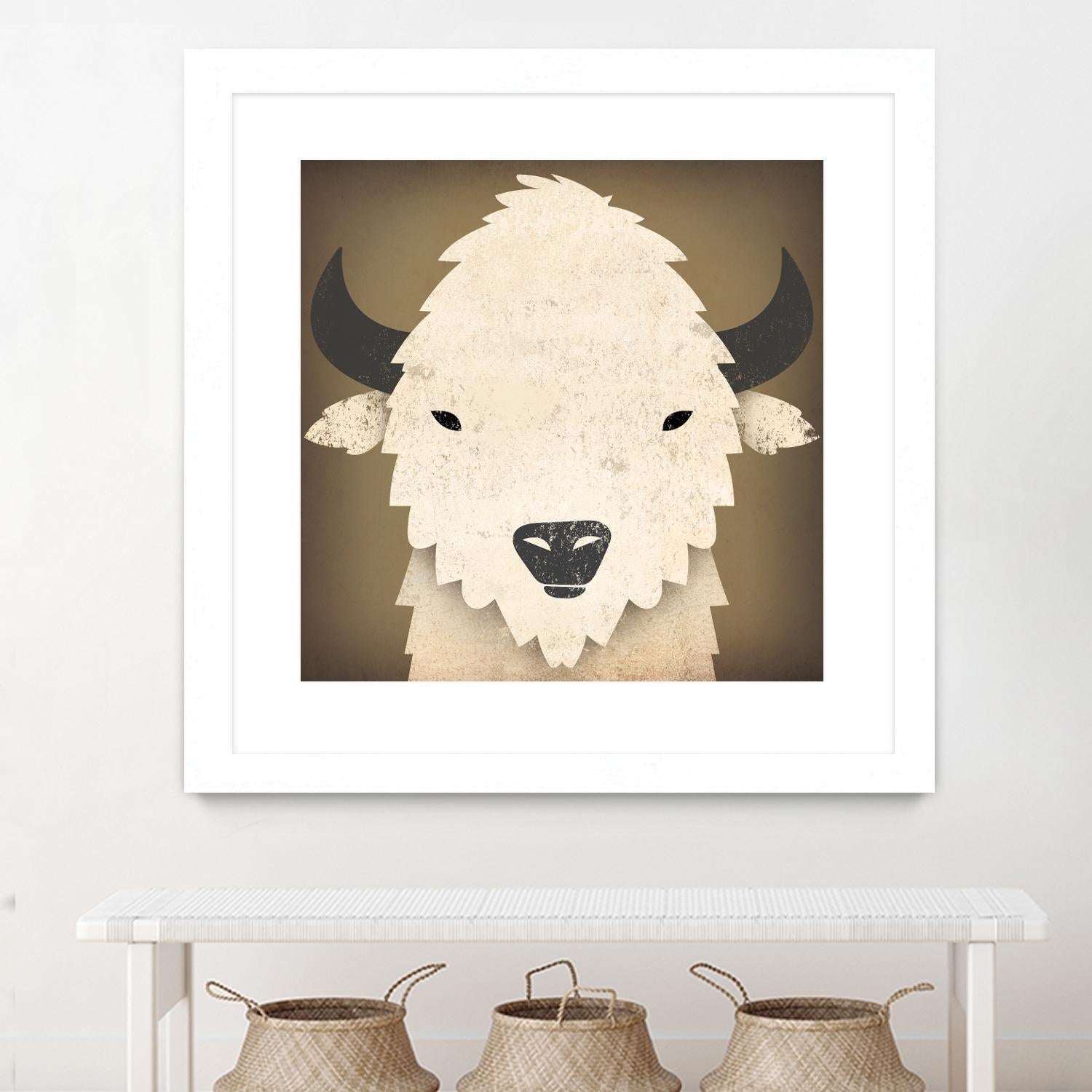 Buffalo I by Ryan Fowler on GIANT ART - brown animals