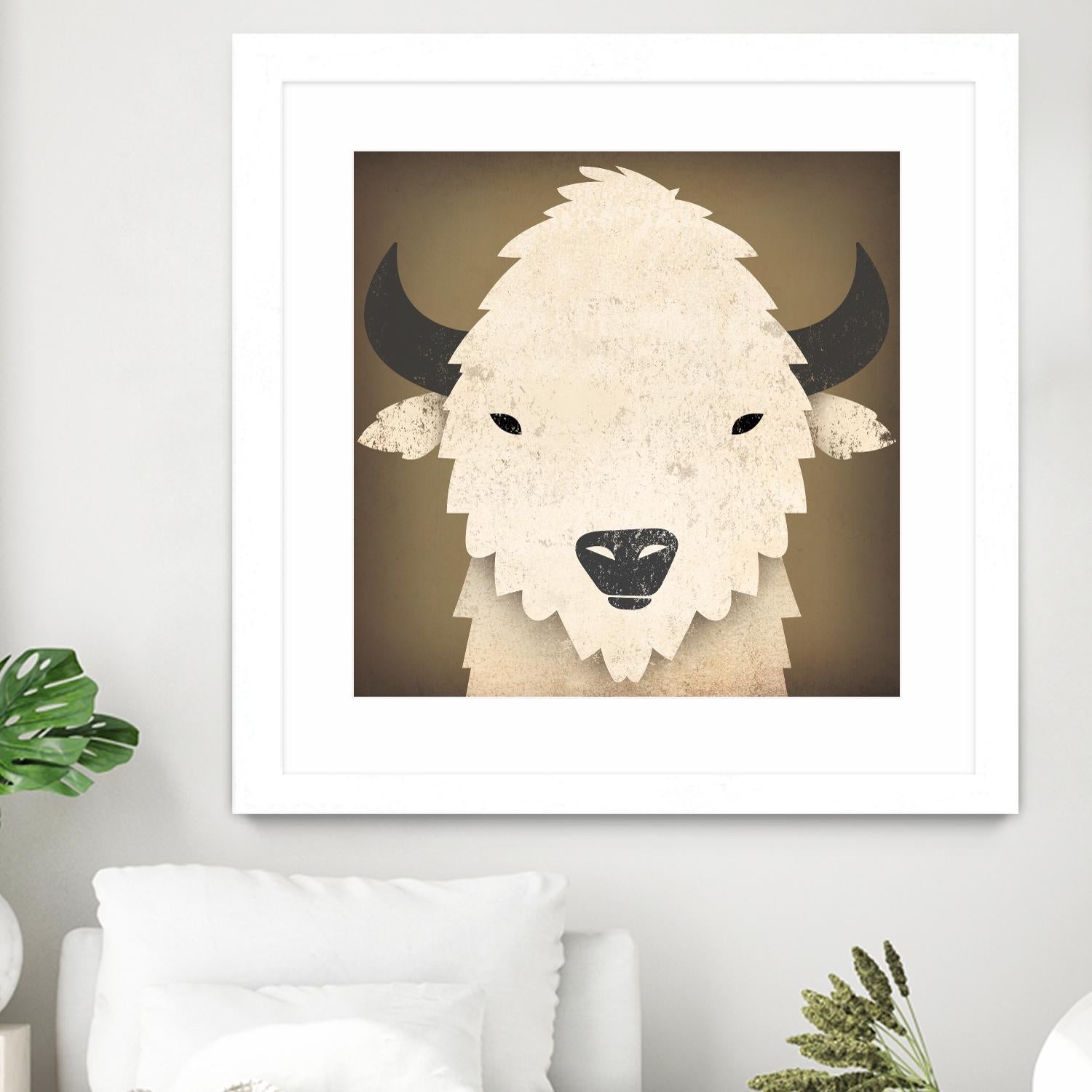 Buffalo I by Ryan Fowler on GIANT ART - brown animals