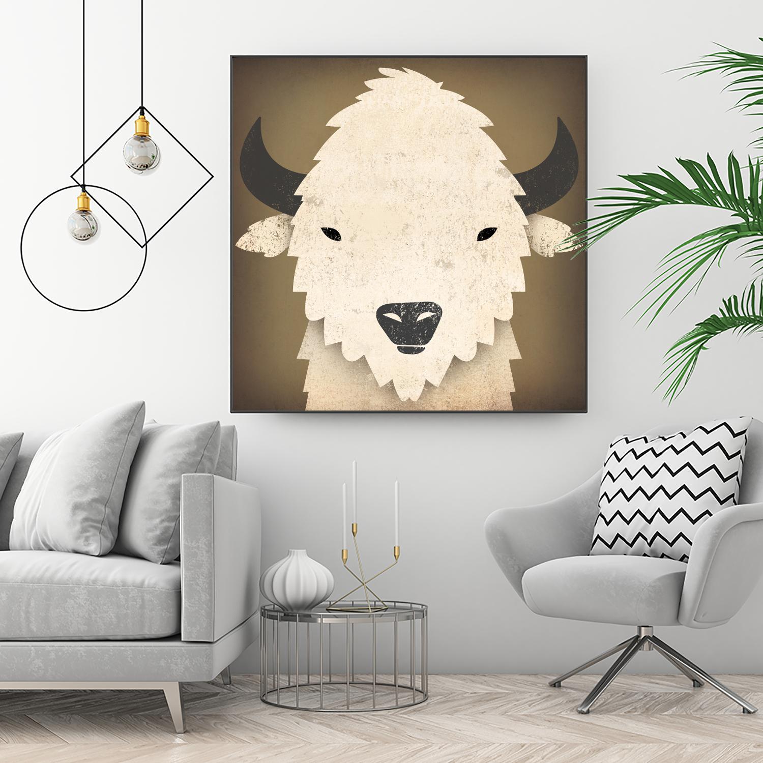 Buffalo I by Ryan Fowler on GIANT ART - brown animals