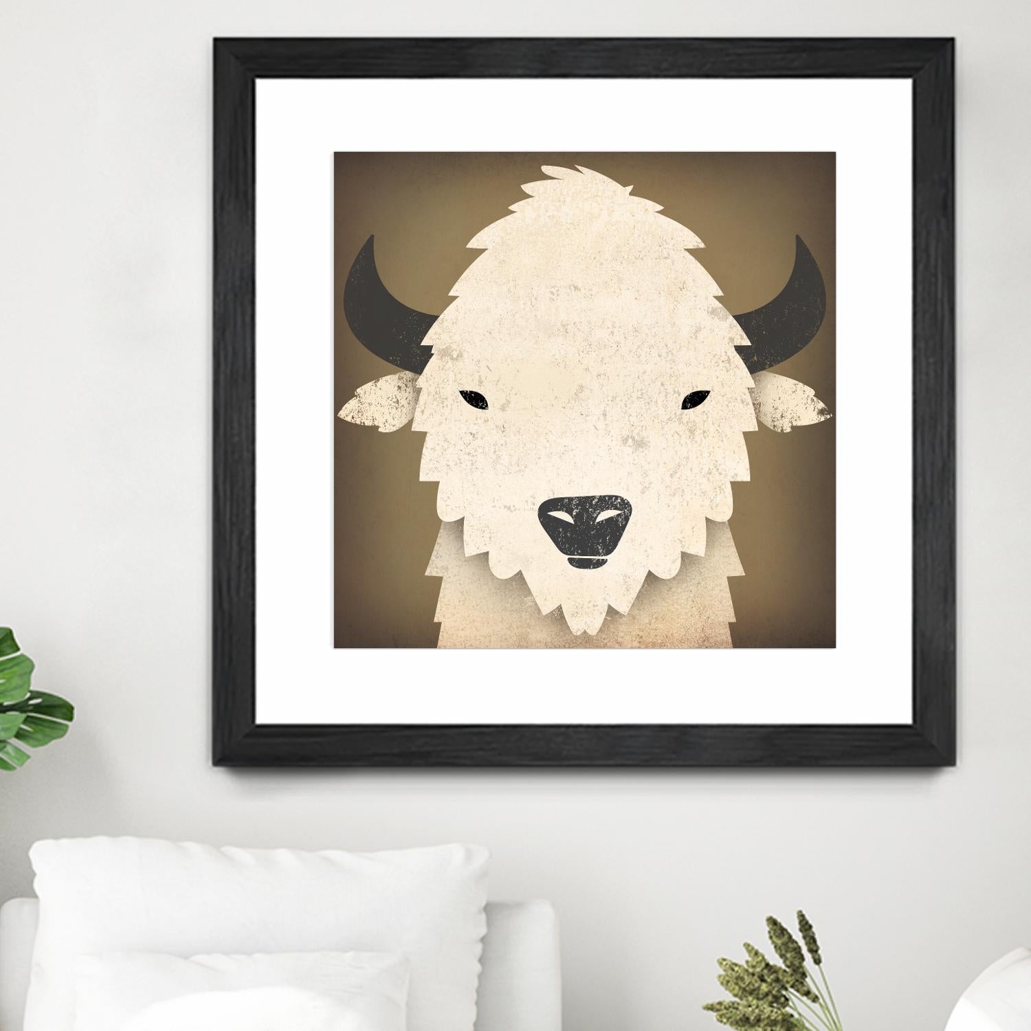 Buffalo I by Ryan Fowler on GIANT ART - brown animals