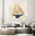 Nautique I by James Wiens on GIANT ART - beige nautical