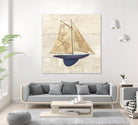 Nautique I by James Wiens on GIANT ART - beige nautical