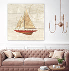 Nautique II by James Wiens on GIANT ART - beige nautical