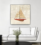 Nautique II by James Wiens on GIANT ART - beige nautical