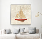 Nautique II by James Wiens on GIANT ART - beige nautical
