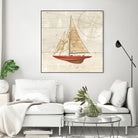 Nautique II by James Wiens on GIANT ART - beige nautical