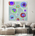 Frolic I Crop by Portfolio on GIANT ART - pink abstract