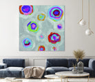 Frolic I Crop by Portfolio on GIANT ART - pink abstract
