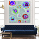 Frolic I Crop by Portfolio on GIANT ART - pink abstract